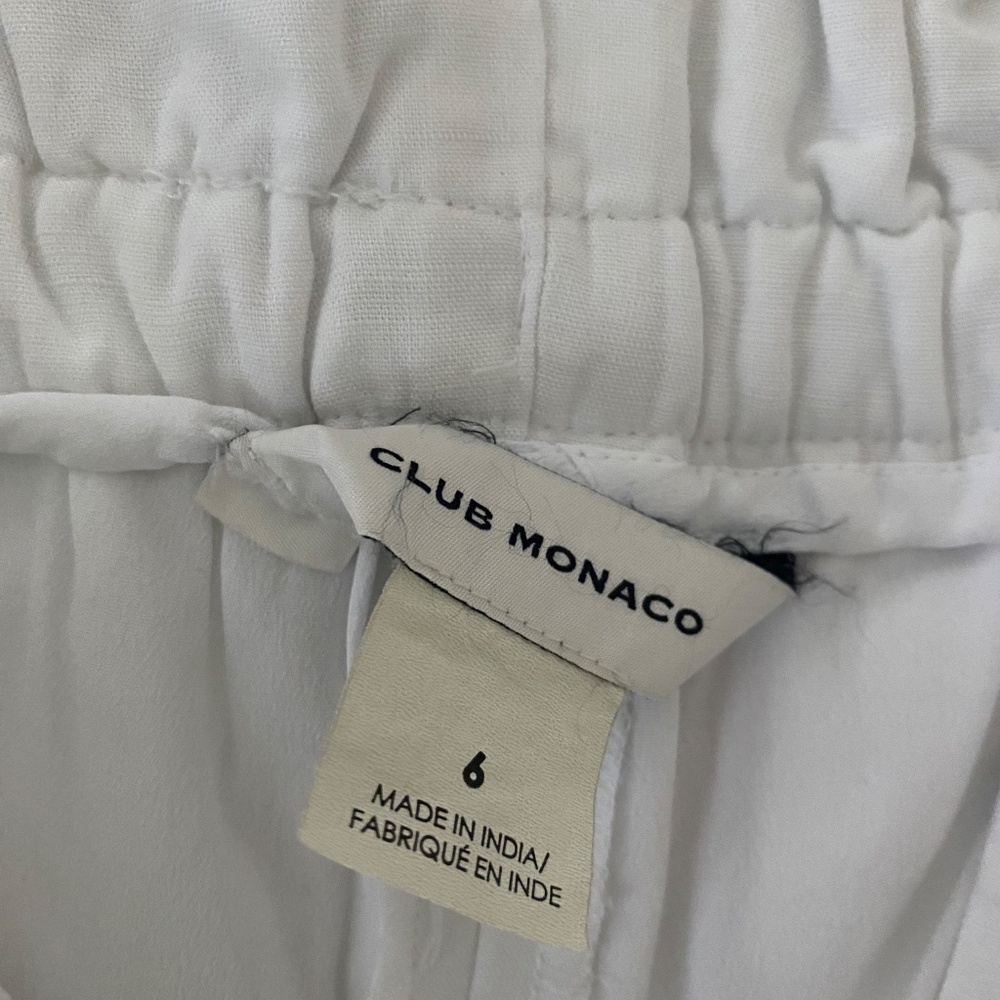 White Linen Short - Picture 3 of 3